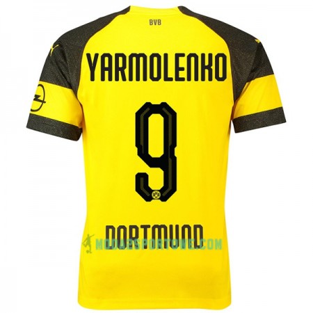 Koszulka Borussia Dortmund Yarmolenko 9 Domowe Stroje Piłkarskie 2018/19 Krótki Rękaw